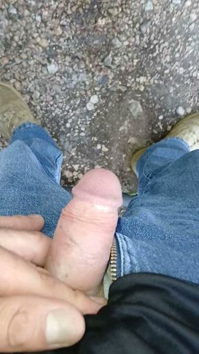 Hard Cock , pee and jercking off