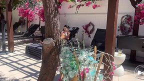 Slutty Wife Bangs BBC Poolboy While on Business Trip