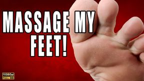 KingMarti:Relaxing Foot Massage: Man Demands Intense Care for Aching Feet