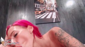 Amateur suck and rough fuck big dick - hardcore facial closeup