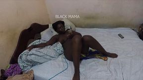 Naked couple gets frisky on the bed