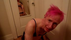 sissy slut finger fucking