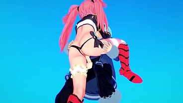 Rimuru fucks Milim standing up - The time i got reincarnated as a slime Parody