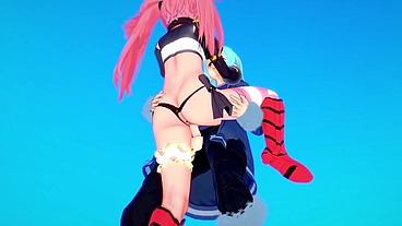 Rimuru fucks Milim standing up - The time i got reincarnated as a slime Parody