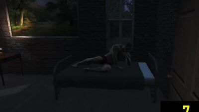 Hot neighbor has to stay overnight