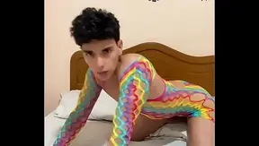 Femboy In Lace Dresses Down While Wanking Smooth Dick – NaughtyLads 18+