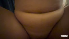 Anong's Shaved Pussy Rubs Daniel's Hard Cock, Then She Rides Him & Eats Every Messy Drop