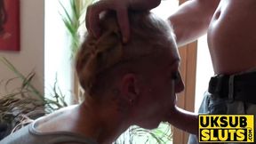 Milf platinum UK babe gets her ass smashed in hardcore BDSM session