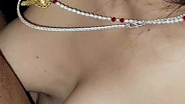 Newly married interracial couple full romantic and roleplay sex