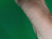 Foot Fetish Teasing and playing with my sweaty Dirty Feet you wanna taste?