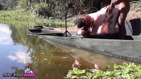 fui convidada pelo marcio baiano para passeio na prainha - acabamos transando no barco e na ponte