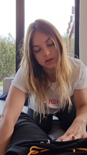 Epic moment from &quot;Stepsister Devoured: Deep Blowjob and Full Facial with Stepbrother&quot;