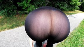 a compilation of insanely see through yoga pants