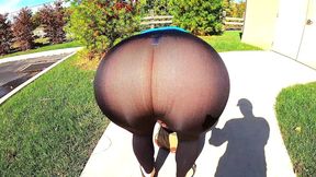 a compilation of insanely see through yoga pants