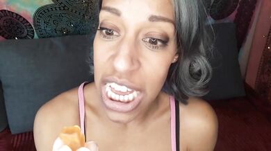 Gummy bears swallow moms black kink hungry open mouths