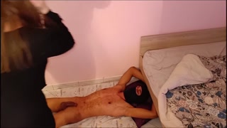 Trampling my face 's slave for fun