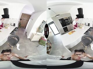 Concupiscent chick Asandra Dewy cheats on cuckold boyfriend with stepdad's dick — VirtualTaboo