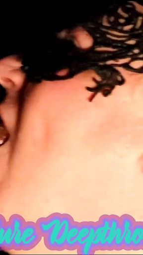 Pure Deepthroat Sloppy Throat Fuck Cum Face Mouth Swallow