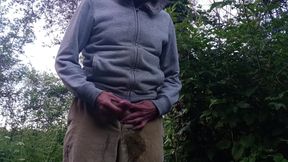 Pissing Pants, Wanking in the Woods Wearing Cords - Rockard Daddy