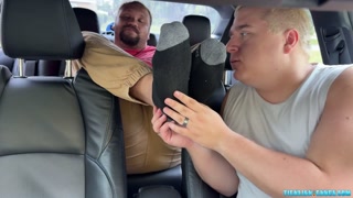 Devon Big Feet Fit Perfectly In Chub Matts Mouth