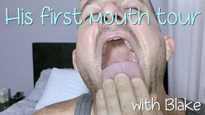 His First Mouth Tour - Blake Star - HD 720 MP4