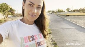 Peeing My White Jeans During Evening Walk