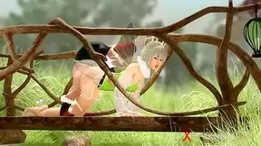 Fairy Meets Gnome for Secret Midnight Romance Beneath Moonlit Bridges