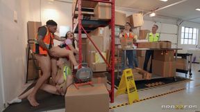 Working Girls at Warehouse: Interracial Threesome - Celtic Iron, Air Thugger, Chloe Surreal, Nick Strokes, Mike Avery, Lexi Samplee