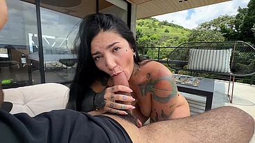 My husband's friend puts suntan lotion on my ass and then fucks me deliciously FULL VIDEO - LA ROLA