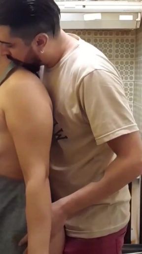 Captivating moment from &quot;Cooking Naked And My Boyfriend Can&#039;t Resist 🍑 Ft Eddie Queens Part 1&quot;