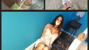 Charlie Monaco is bundled in the boot!