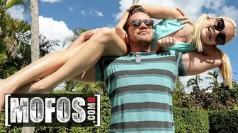 Blonde Anastasia Knight begs for Kyle Mason's big dick