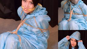 NH8 Cute Japanese Girl Namie Tied & Gagged in Raincoat Part1 (HD)