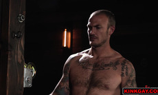 Christian chains Todd to the Bondage Cross