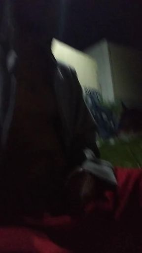 No Warm Shirt Man in Park with Only Sweater on Feeling Warm