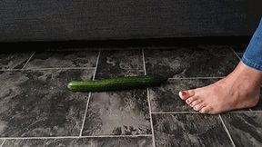 Barefoot cucumber destruction