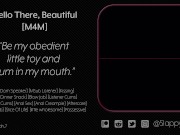 [M4M] Your Boyfriend Praises and Teases His Beautiful Fuck Toy [Audio] [ASMR] [Boyfriend Roleplay]