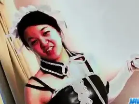 Curvy Maid Eri Yoshino Gets Her Ass Pounded Hard Until She Screams Loudly