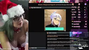 Hot Gamer Chick Goonette goes wild over HENTAI scene