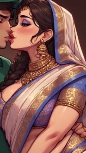 Key moment from &quot;Indian Aunty sex with delivery boy , part 2 , Hindi audio story , Shalini_ki_diary&quot;