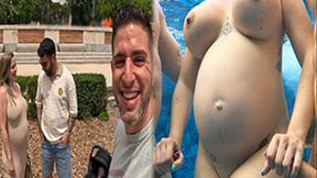Hot Spanish PREGNANT MOM With Big Tits Gets Picked Up in Public