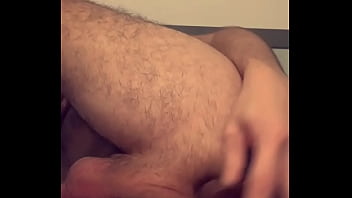 Hairy Ass Bottoming with Dildo