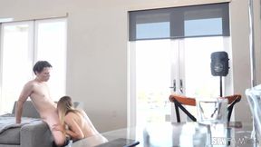 Angel Youngs In Stripper Stepsis Gets Busted