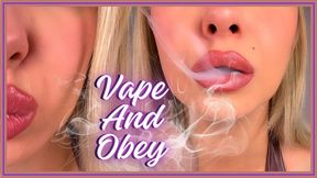 1080WMV Vape and Obey (Lip Fetish and Smoking Fetish POV)
