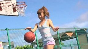 Mesmerizing Japanese teen Nozomi Kawasaki strips in bikini in front of camera
