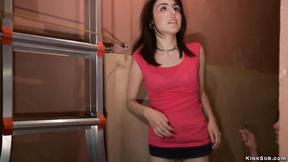 ”Petite hoe anal fucked in public bar”