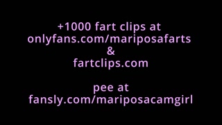 Fart Slave Lick My Pee Smell my Farts POV - Mariposa - Latina - Farting - Peeing - Yoga Pants
