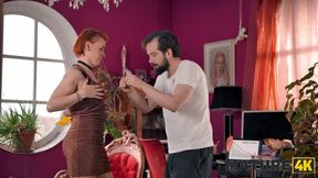 Mature Woman Seduces Young Neighbor with Passionate Moans and Intense Desire