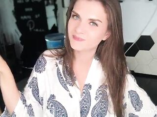 Sticky Stepmother’s Jizz flow was Caught by Her Nerdy Stepson and That guy Licked it