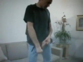 Huge hung dad with huge flaccid cock